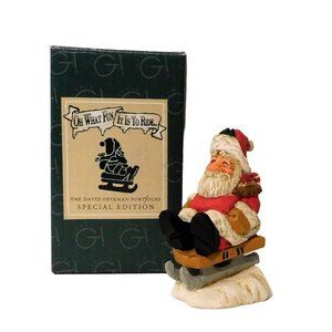 David Frykman Oh What Fun It Is To Ride Santa Special Ed DF2030A Christmas